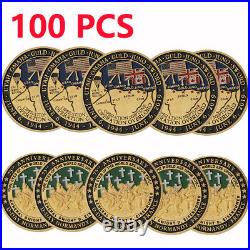 100PCS 1994.6.6 Challenge Coin France D-Day Normandy WWII 75th Anniversary Gift