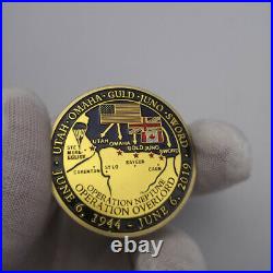 100PCS 1994.6.6 Challenge Coin France D-Day Normandy WWII 75th Anniversary Gift