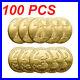 100PCS Commemorative Challenge Coin Gold Eagle 2025 Statue of Liberty American