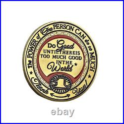 100PC Thank You For Making A Difference Commemorative Gold Plated Challenge Coin