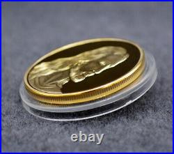 100Pc Gold Plated Jesus Christ Last Supper Coin Great Religious Keepsake Collect