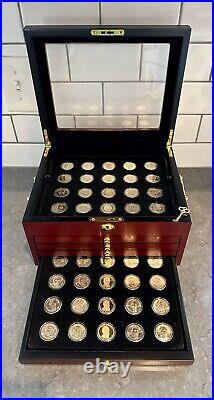 ($100) CSN Ultimate $1 Presidential Dollar Collection Chest Case 2007 to 2011