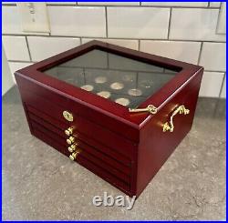 ($100) CSN Ultimate $1 Presidential Dollar Collection Chest Case 2007 to 2011