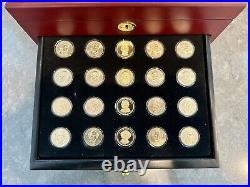 ($100) CSN Ultimate $1 Presidential Dollar Collection Chest Case 2007 to 2011