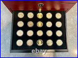 ($100) CSN Ultimate $1 Presidential Dollar Collection Chest Case 2007 to 2011