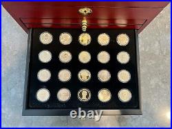 ($100) CSN Ultimate $1 Presidential Dollar Collection Chest Case 2007 to 2011