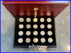 ($100) CSN Ultimate $1 Presidential Dollar Collection Chest Case 2007 to 2011