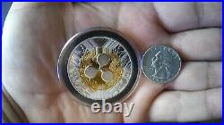 10 Cryptocurrency Commemorative Coins Like Bitcoin Gold Plated Rose Gold Silver