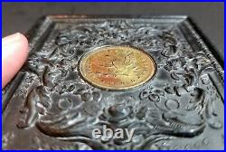 10 dollar gold coin Union case sixth-plate tintype photo double-barrel shotgun