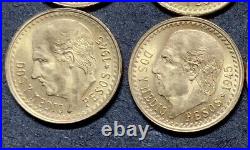 (11) 1945 Mexico Gold 2.5 Pesos Coin. 9000 Gold. 0603 AGW 11 Coin Collection Lot