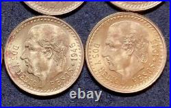 (11) 1945 Mexico Gold 2.5 Pesos Coin. 9000 Gold. 0603 AGW 11 Coin Collection Lot