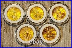 14 RARE Gold Onza Gold Libertad Collection 1981, 1991, 1992, 2015, & 2016