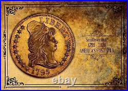 1795-2020.75 oz Gold & 2 oz Silver Capped Bust Design Smithsonian PF70
