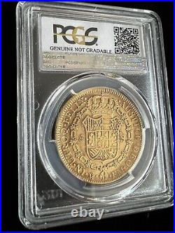 1800 Mo FM Mexico 8 Escudos ANTIQUE GOLD COLLECTIBLE COIN AU DETAILS! PCGS