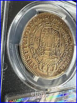 1800 Mo FM Mexico 8 Escudos ANTIQUE GOLD COLLECTIBLE COIN AU DETAILS! PCGS