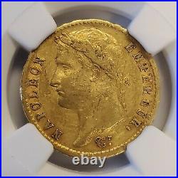 1811-A France Gold 20 French Francs Napoleon Rive d' Or Collection NGC XF40
