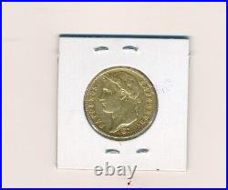 1813 France gold coin rare collectibles graded 900 gold coin 20 francs 6.45 gram