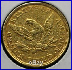 1844 $5 Half Eagle Last Money Spent By Prophet Joseph Mormon Gold Coin