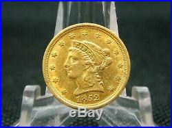 1852 $2.5 Gold Liberty Head Quarter Eagle #3 East Coast Coin & Collectables, Inc