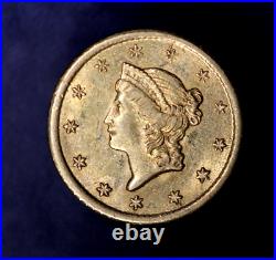 1852 O $1 gold coin Fresh from an old collection- Lot 6565