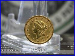 1854 S $1 Gold Liberty Head One Dollar #Z T. 1 East Coast Coin & Collectables