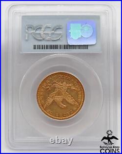 1855-S USA $10 Liberty Head Gold Eagle Coin PCGS AU50 BASS COLLECTION SCARCE