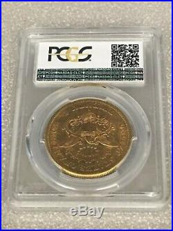 1859-S XF45 PCGS CAC Liberty Double Eagle Type 1 $20 Gold Coin Newman Collection