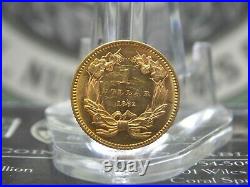1862 Gold One Dollar Liberty G$1 #1 East Coast Coin & Collectables, Inc