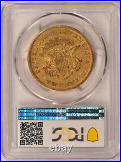 1863 $20 Liberty Gold Double Eagle Coin PCGS VF30 CAC Fairmont Collection
