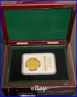 1872 London & The Lion, Smithsonian Collection 1 oz Proof Gold Coin NGC UC GEM