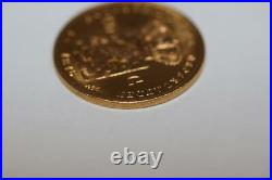 1876 NETHERLANDS King William III Gold 10 Gulden Rare Antique Collectible Coin