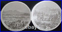 1876 Souvenir Centennial $20 Gold Coin with 18 Period Encased California Images