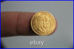 1877 Geramany/Prussia Deutsches Reich 5 Mark Gold Coin A