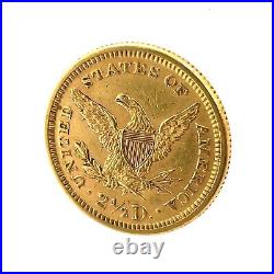 1878 $2.50 Liberty Head Quarter Eagle Pre 1933 U. S. Gold Coin Collection