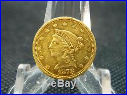 1878 S $2.5 Gold Liberty Head Quarter Eagle #1 East Coast Coin & Collectables