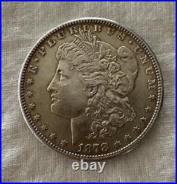 1878 S MORGAN SILVER DOLLAR AU Condition Collectable US Coin