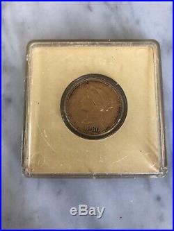 1880 $5 Liberty Half Eagle Five Dollar Gold Us Collectible Coin