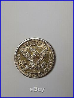 1880-s $5 Liberty Half Eagle Five Dollar 90% Gold Us Collectible Coin 22k