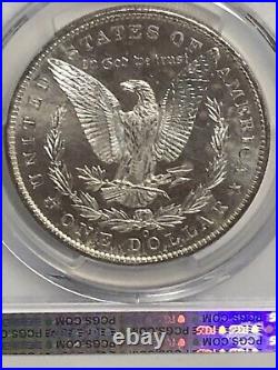 1885 O Morgan Silver Dollar Pcgs Ms62 Dmpl Gold Shield- Stunning, Collection
