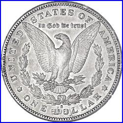 1886 S Morgan Silver Dollar About Uncirculated AU Cleaned See Pics I506