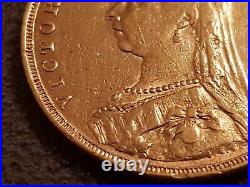 1892 Gold Sovereign Victoria Jubilee Head From Coin Collection Stored in Tissue