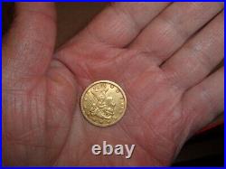 1892 S $5 dollar half eagle gold piece Coin for collect Very Rare 298,400 minted