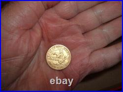 1892 S $5 dollar half eagle gold piece Coin for collect Very Rare 298,400 minted