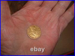 1892 S $5 dollar half eagle gold piece Coin for collect Very Rare 298,400 minted