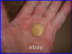 1892 S $5 dollar half eagle gold piece Coin for collect Very Rare 298,400 minted