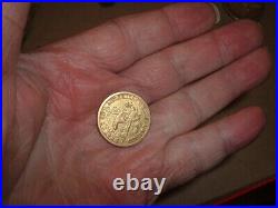 1892 S $5 dollar half eagle gold piece Coin for collect Very Rare 298,400 minted