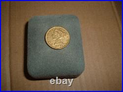 1895 $5 dollar half eagle gold piece Coin Very Rare for collection raw you grade