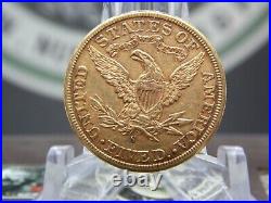 1898 S $5 Gold Liberty Half Eagle #1 East Coast Coin & Collectables, Inc