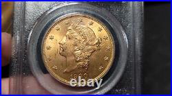 1900 Liberty Gold Double Eagle $20 PCGS 63 Rive d'Or Collection