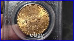 1900 Liberty Gold Double Eagle $20 PCGS 63 Rive d'Or Collection